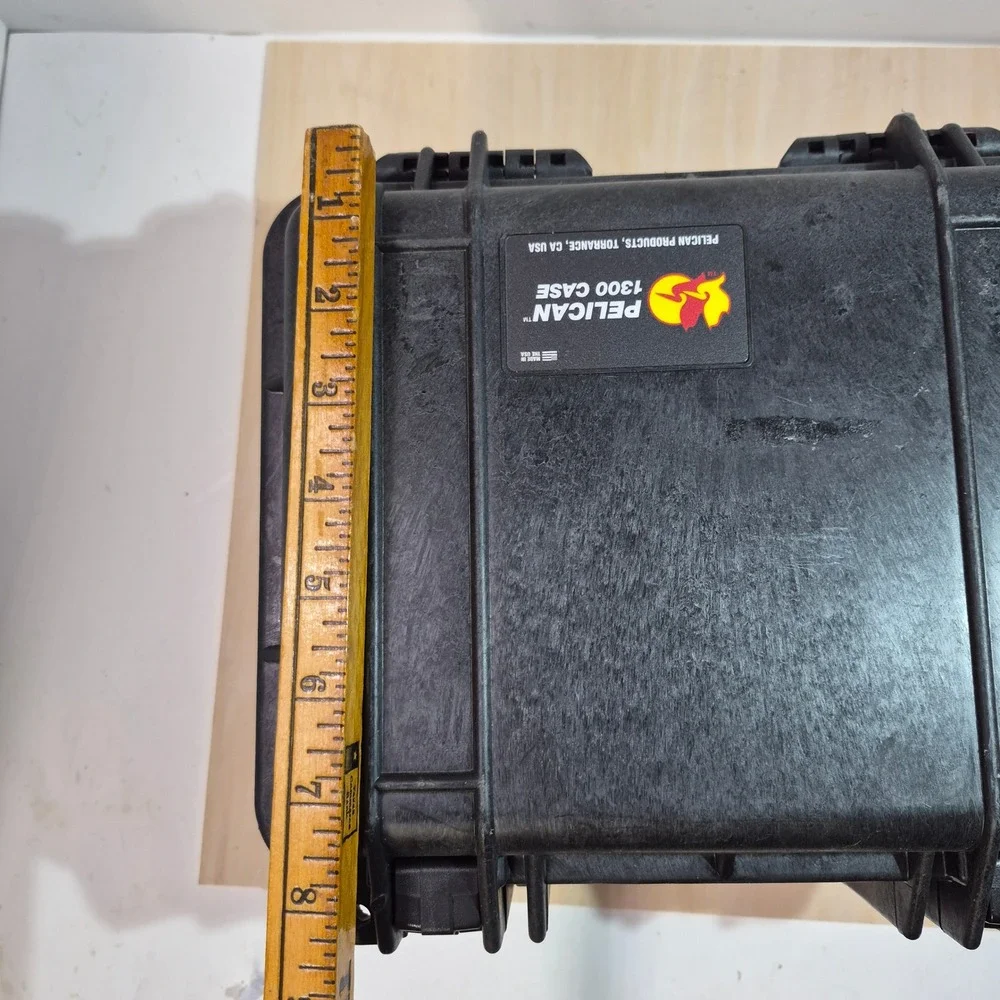 Pelican‎ 1300 Protector Case Black Watertight Hard Shell Equipment Tool Box